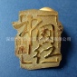 压铸厂加工 金属国窖葡萄特产酒标牌  中国红镀金酒标牌铭牌