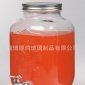 一件代发5L、8L 玻璃果汁罐带**酵素瓶泡酒瓶自酿罐 带金属底座