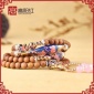 恒发 女款韩风景泰蓝配饰手链手饰 0.6x108印度老山檀香手串佛珠