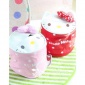 外单 Hello kitty 圆筒纸巾筒 PU皮抽纸纸巾盒 2色